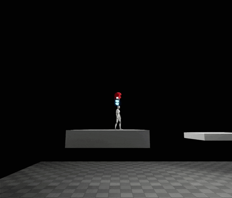 Secret level gameplay showing 2D side-scrolling mechanics