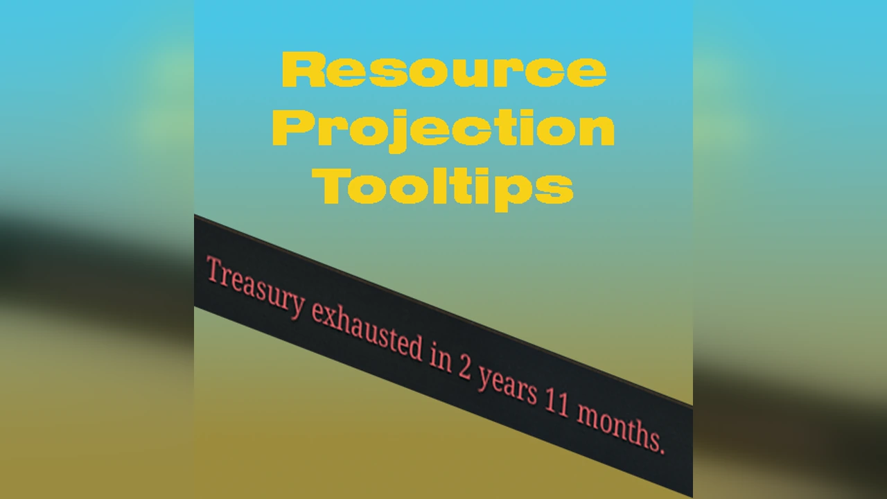 Resource Projection Tooltips - Europa Universalis V - Jomini GUI - Localization Scripting - Solo Developer preview